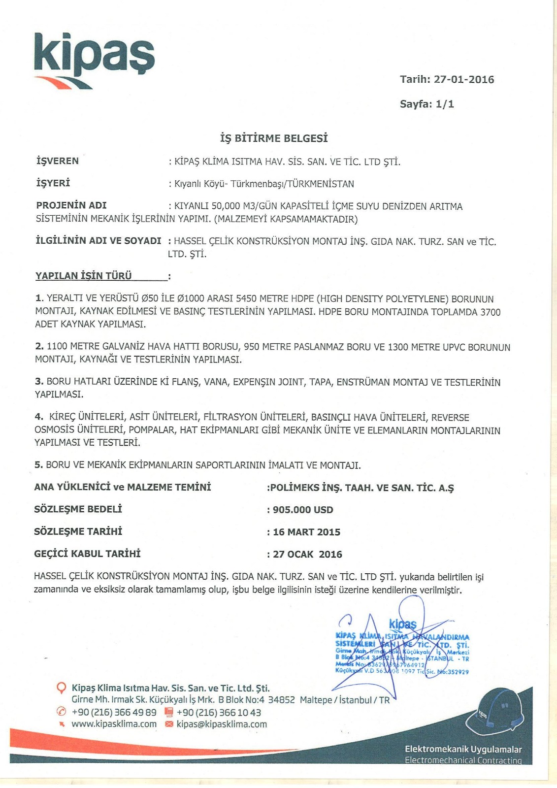 İş Bitirme Belgesi 7